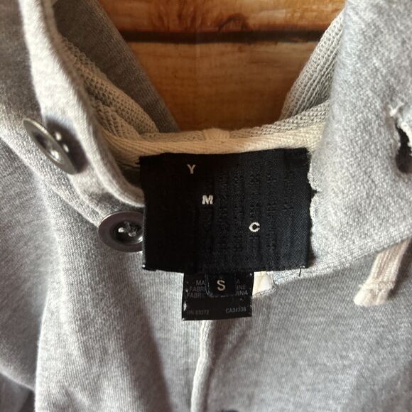 YMC You Must Create Button Up Sweater With Hood Size S $239 - Picture 3 of 7